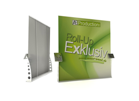 RollUp Exklusiv 200x215cm Wei�